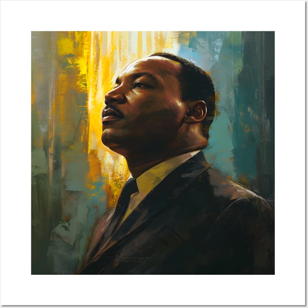 Inspire Unity: Festive Martin Luther King Day Art, Equality Designs, and Freedom Tributes! Wall Art by insaneLEDP